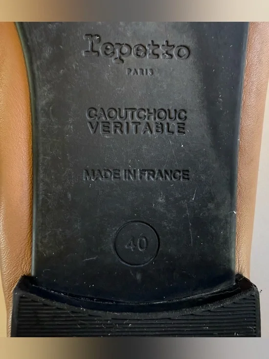 Repetto Lilouh Leather Ballet Flats Carnation Nude Pink Size 40 fits 8.5 or 9 US - Picture 12 of 12